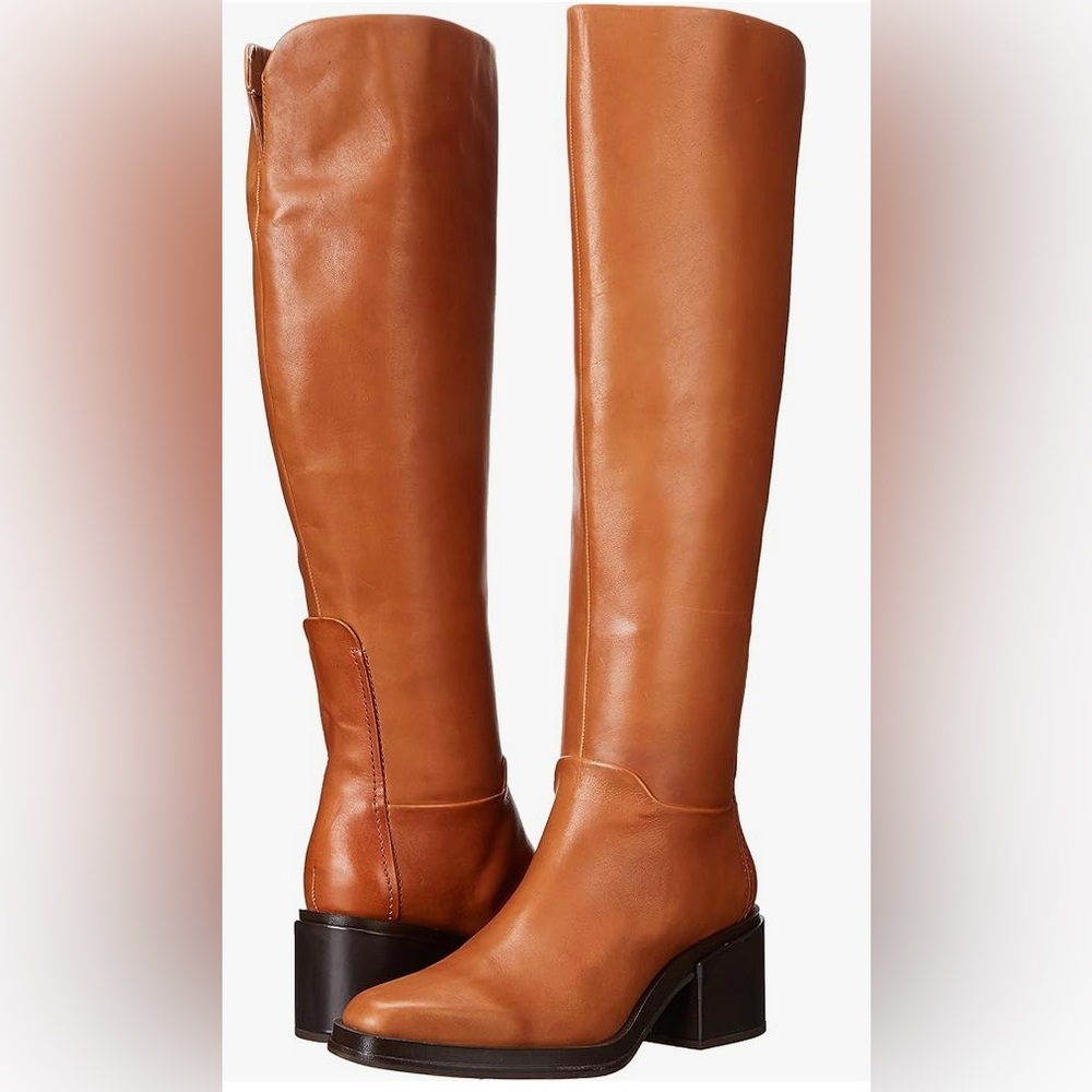 COPY - Franco Sarto Womens Dorica Leather Tall Over-The-Knee Boots Size 10 WC